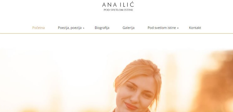 Sajt za Anu Ilić - podr&scaron;ka borbi i jakom duhu