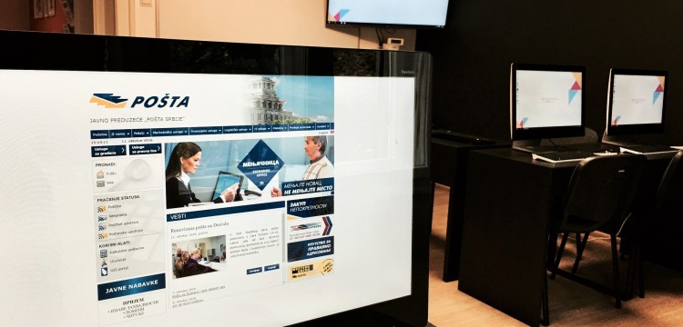 Predavanje o primeni tehnologija responsive web dizajna za JP Po&scaron;ta Srbije u Krojačevoj &scaron;koli