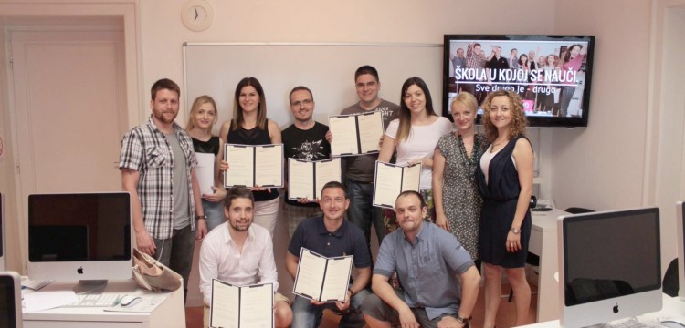 Sertifikati i zavr&scaron;eni projekti nakon jedanaest nedelja - čestitamo novim web dizajnerima!