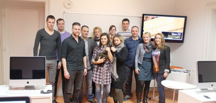 Zasluženi uspeh i očigledna sreća! Čestitamo grupi XXI &ndash; postali su web dizajneri!