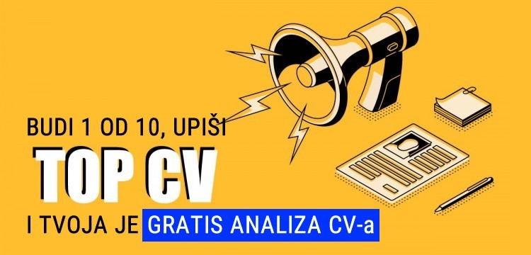 Napravi savr&scaron;en CV uz pomoć stručnjaka! Gratis analiza za prvih 10 učenika 
