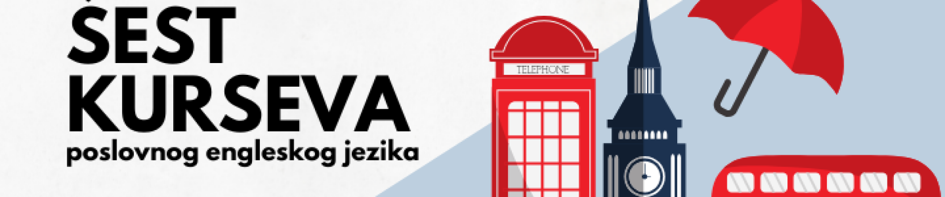 Engleski jezik, paket od 6 kurseva